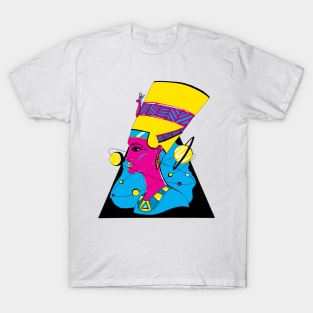 CMYK Nefertiti and The Stars T-Shirt